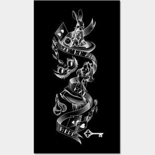 Alice in wonderland design Posters and Art
